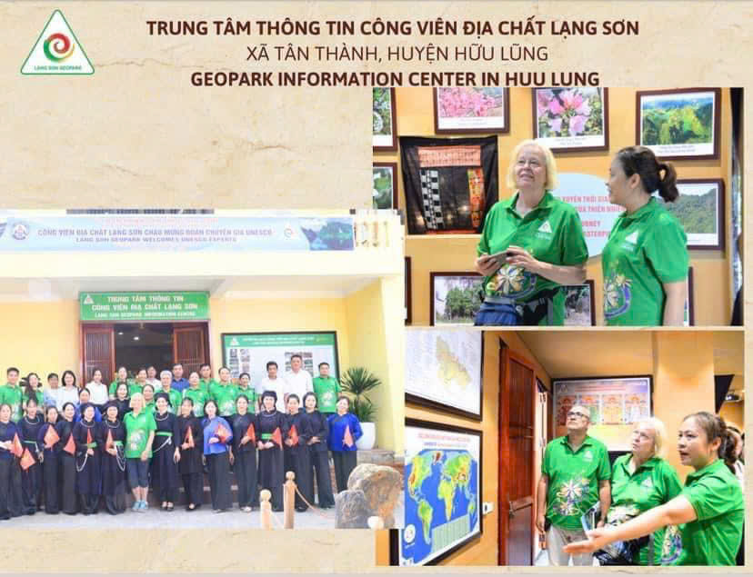 Khung cảnh bên ngoài Đền Mẫu Bắc Lệ, huyện Hữu Lũng