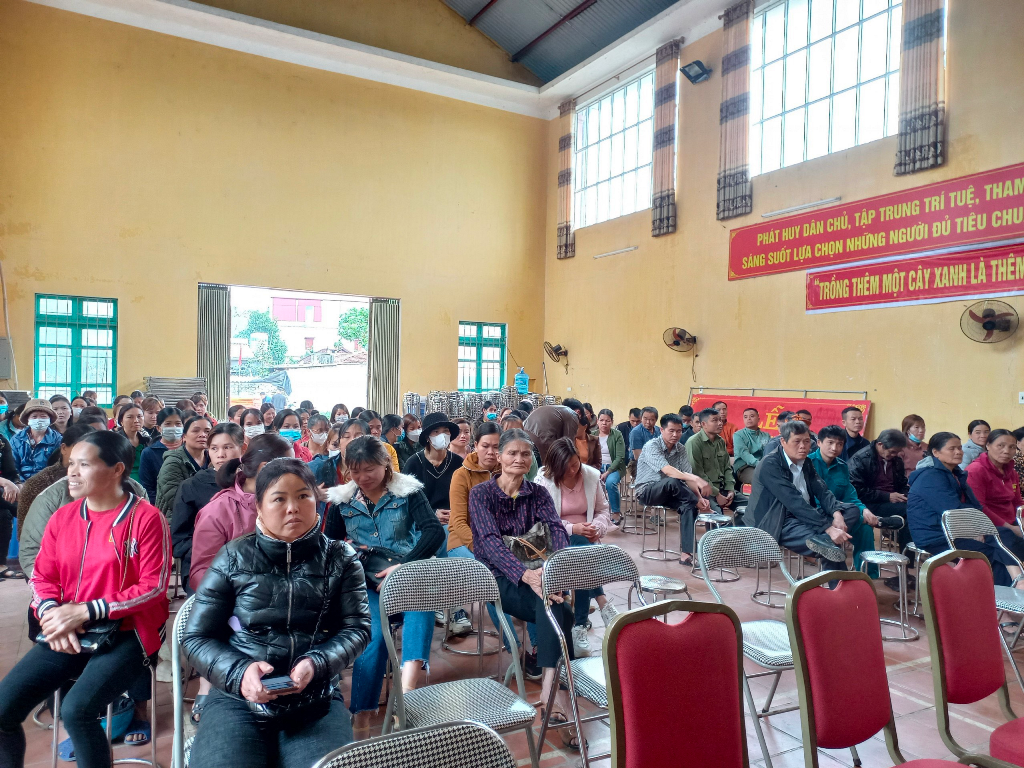 Lớp tập huấn bồi dưỡng kiến thức về Công viên địa chất Lạng Sơn tại xã Vạn Linh