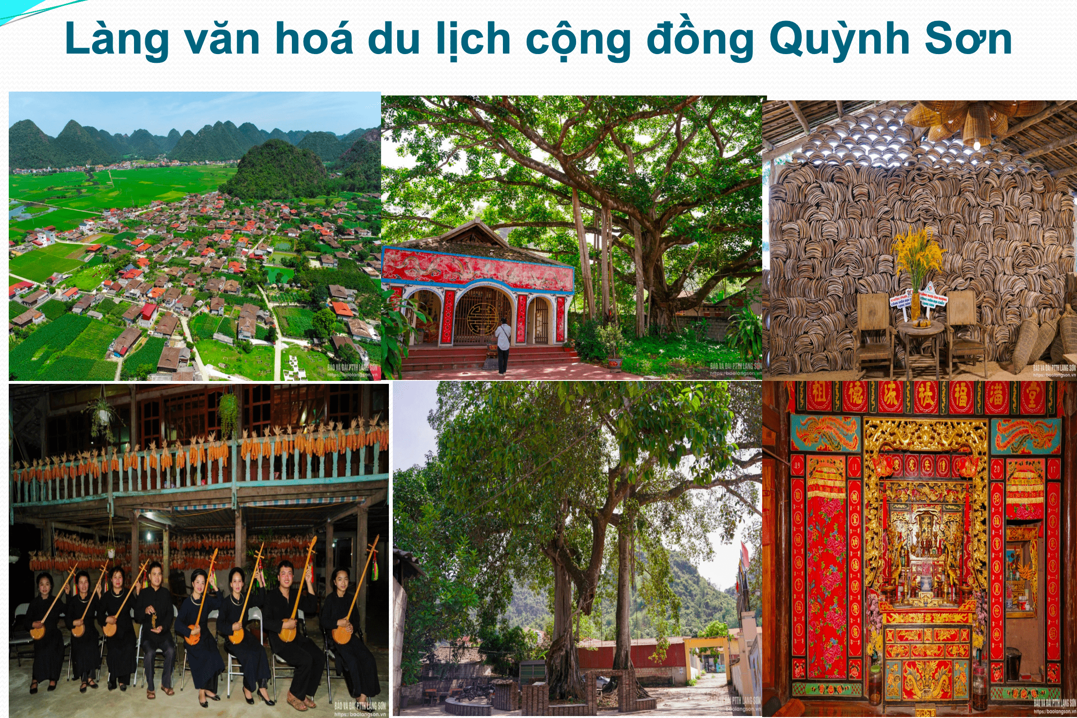 Làng Văn hoá du lịch cộng đồng Quỳnh Sơn huyện Bắc Sơn