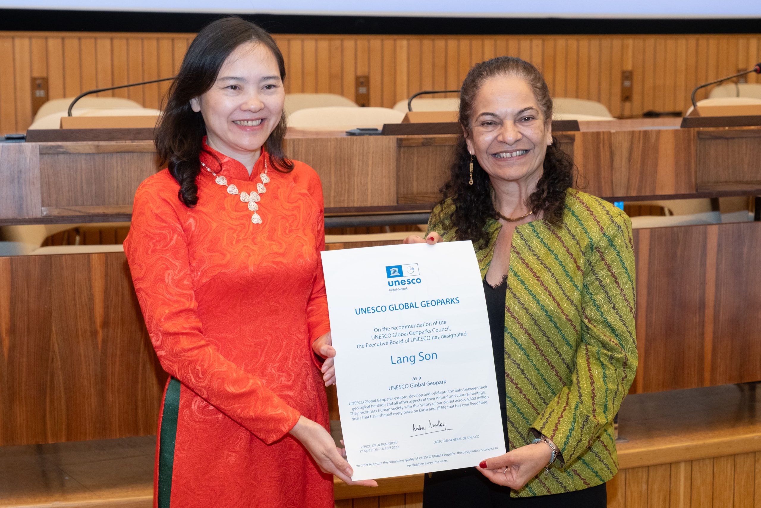 Hợp tác và phát triển mạng lưới đối tác Công viên địa chất toàn cầu UNESCO Lạng Sơn